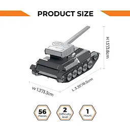 Колекційна модель Metal Time AMX-13/75 MT068 (World of Tanks) - мініатюра 7
