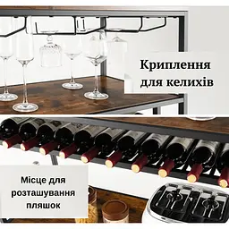 Стіл для кухні Costway Alfred фуршетний в стилі Loft - мініатюра 13