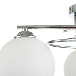 Люстра стельова Brille класична в зал E27 60W CH (LK-651C/4) - мініатюра 7
