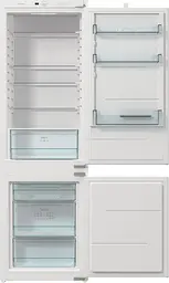 Холодильник з морозильною камерою Gorenje 177х55х54см 2 двері 180(68) л А+ FrostLess LED дисплей білий (RKI418FE0) - мініатюра 3