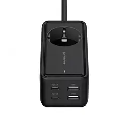 Подовжувач-мережевий фільтр Proove Power Strip Homester PD-03 (1 х розетка 2 х Type-C 2 х USB) - мініатюра 3