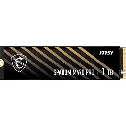 Накопичувач SSD MSI m.2 NVMe 1TB Spatium M470 Pro PCIe 4.0 x4 NVMe 3D NAND TLC (S78-440L0J0-P83)