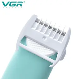 Безшумна машинка для стрижки дітей та немовлят VGR Baby V-151, Бездротовий тример 3 насадки з витяжкою - мініатюра 8