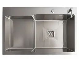 Кухонна мийка Platinum HANDMADE 78*50С R (SP000041296) - мініатюра 2