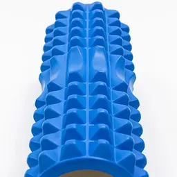 Масажний ролик (роллер) PowerPlay 4405 EVA Massage Roller Синій 33x12 см (PP_4405_Blue) - мініатюра 2