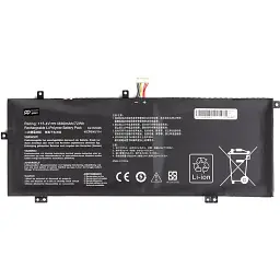 Акумулятор PowerPlant для ноутбуків ASUS VivoBook 14 X403FA (C41N1825) 15.4V 4680mAh (NB431694) - мініатюра 2