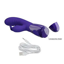 Вібратор - Pretty Love Cerberus Licking Vibrator Blue - мініатюра 8