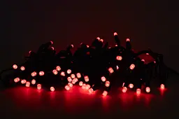 Світлодіодна новорічна гірлянда Devilon подовжувач IP44 LED 10 м 100 л червоний (040643) - мініатюра 2
