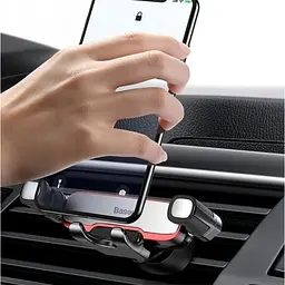 Автотримач Baseus Mr Hui Gravity Car Mount Silver (SUYL-HU0S) [168636] - мініатюра 6