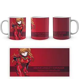 Кухоль GeekLand Evangelion Євангеліон Аска EVA 002.21 330 мл білий - мініатюра 4