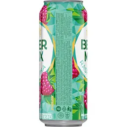 Пиво Оболонь Beermix Raspberry 2.4% 0.5 л з/б - мініатюра 2