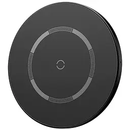Бездротовий зарядний пристрій Baseus Simple Magnetic 15W WXJK-E01 Black - мініатюра 2