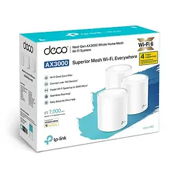 WiFi Mesh система TP-Link Deco X60 3-pack - мініатюра 5