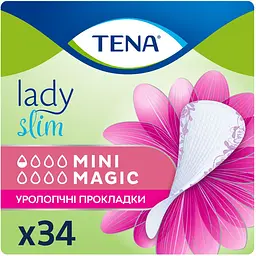 Урологічні прокладки Tena Lady Slim Mini Magic 0.5 крапель 34 шт.