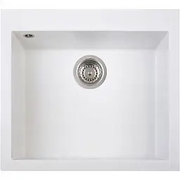 Кухонна мийка Adamant UNIVER біла 560x500x200 мм, без крила 56 см