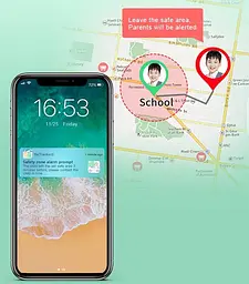 Смарт годинник для дітей Lemfo T-8 з GPS геолокацією, дзвінками від сім карти, функцією прослуховування та SOS кнопкою Білий - мініатюра 4