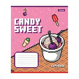 Зошит 1 вересня Candy sweet А5 12 аркушів коса лінія (767201), в асортименті - мініатюра 2