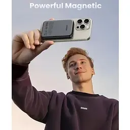 Зовнішній акумулятор Ugreen з бездротовою зарядкою магнітний 10000mAh Magnet 7.5W (25919) - мініатюра 3
