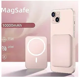 Бездротовий павербанк Remax RPP-65 10000mah 20W MagSafe Magnetic Wireless Power Bank Pink - мініатюра 3
