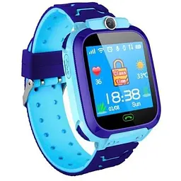 Дитячий смарт-годинник Kids SM Q12B LBS+IP67 Blue - мініатюра 4