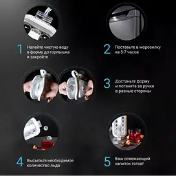 Силіконова форма для льоду на 17 кульок пляшка для льоду ICE CUBE TRAY - мініатюра 3