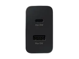 Зарядний пристрій Samsung 35 W Wall Charger Duo Black (EP-TA220NBEGRU) - мініатюра 3