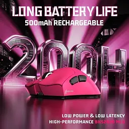 Миша Attack Shark V3 Wireless (AS-6972792472591-BR) Berry Red (G-000004411) - мініатюра 5