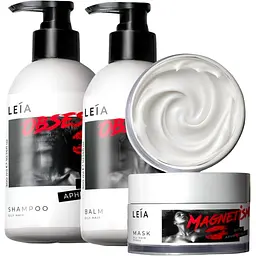 Набір LEIA Hair Repair Trio для схильного до жирності типу волосся шампунь 300 мл + кондиціонер 300 мл + маска 200 мл (65108)
