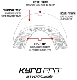 Дитяча капа Makura Kyro Pro Strapless, чорний (арт. 6017514182) - мініатюра 3