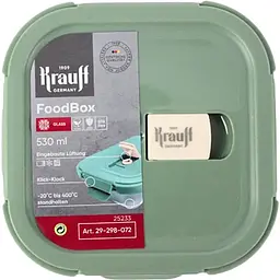 Контейнер для продуктів Krauff з кришкою 530 мл 137х137х64 мм (29-298-072) - мініатюра 2