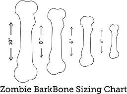 Жувальна кістка для собак Pet Qwerks Zombie BarkBone Cheddar Cheese з ароматом сиру - мініатюра 7