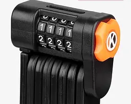 Складаний кодовий велозамок Jakroo K510 - мініатюра 5