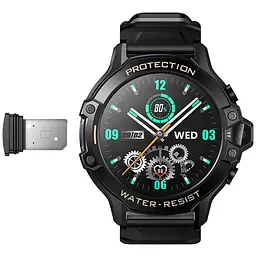 Дитячий cмарт-годинник Hoco Y107 4G with call function Black - мініатюра 2
