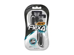 Станок для голiння BIC Flex 4 для гоління 3шт