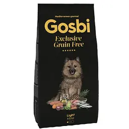 Сухий корм для собак Gosbi Exclusive Grain Free Light Mini 7 кг з індичкою та рибою