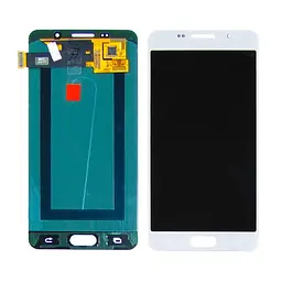 Дисплей для Samsung A510 Galaxy A5 2016 з білим тачскрином, з регульованою підсвіткою