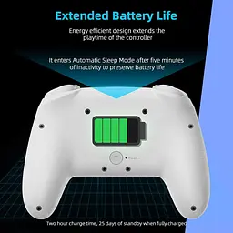 Бездротовий контролер NexiGo (без мертвої зони) для Switch/Switch Lite/OLED, Bluetooth-контролери для Nintendo Switch з вібрацією - мініатюра 7