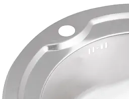 Кухонна мийка Brinex 510-D 0,8 мм, врізна BRIN510MDEC08 - мініатюра 5