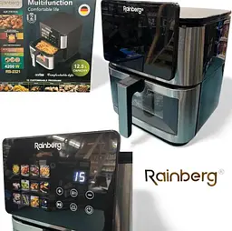 Аерофритюрниця Rainberg RB-2321 12.5 л 4200 Вт з сенсорним управлінням - мініатюра 2