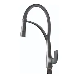 Змішувач для кухні Plamix Lucas-017 SET Graphite Refl.Grey (PM0723) - мініатюра 1