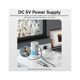 Концентратор Vention USB3.1 Type-C to HDMI/VGA/USB3.0x3/RJ45/SD/TF/TRRS 3.5m/PD/DC100W12-in-1 (TPHWC-EU) - мініатюра 11