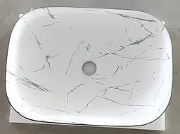 Умивальник накладний Mixxus Premium Diverse-0112 marble-Black 455x325x135 мм MP6541, Мармур - мініатюра 2