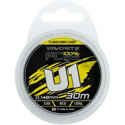 Флюорокарбон Favorite U1 FC 30 м 0.8/0.148 мм 3.6 lb/1.65 кг - мініатюра 2