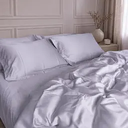 Комплект постільної білизни MirSon Tencel Light Ivory 200х220 см (2200013881742) - мініатюра 4