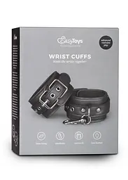 Наручники EasyToys Black Leather Handcuffs (чорний) - мініатюра 5