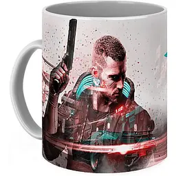 Кухоль GeekLand Cyberpunk 2077 Кіберпанк 2077 Вінсент CY 02.579 330 мл білий - мініатюра 3
