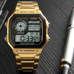 Наручний годинник 1335GD Gold Skmei acs0030805 - мініатюра 4