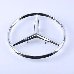Емблема для Mercedes 104 мм / пластикова 3 пуклі