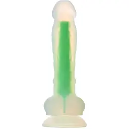 Фалоімітатор Radiant Glow In The Dark Soft 17.5 см зелений