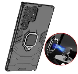 Чохол бампер Primolux Ring Armor для Samsung Galaxy S23 Ultra (SMS918) Black - мініатюра 3